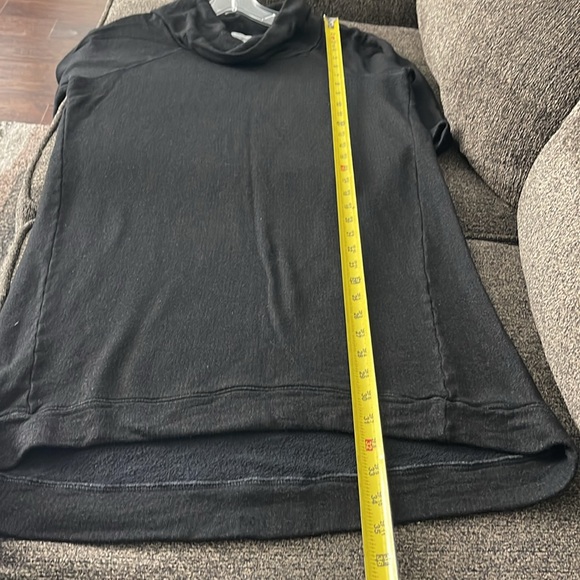 Evereve and Michael Stars Cowlneck long sleeve Dress Dark Charcoal Black Size S. - Picture 10 of 11